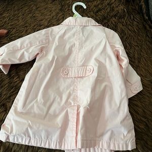 Gap light pink baby jacket barely worn if at all. 12-18mon
